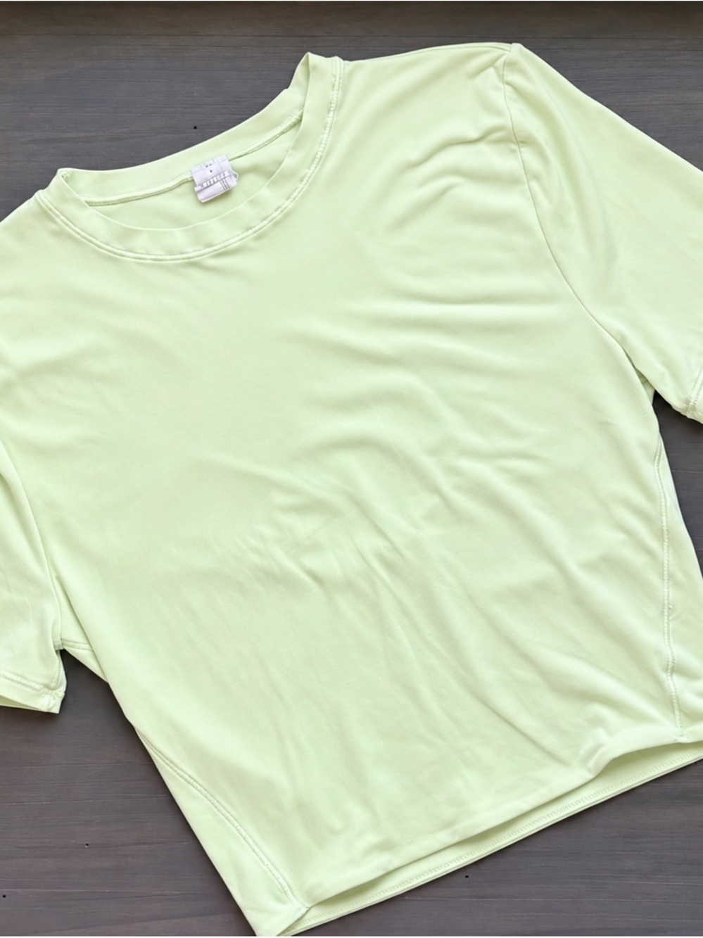 XS LULULEMON WUNDERMOST ULTRA-SOFT NULU CREWNECK CROPPED SHORT SLEEVE TSHIRT
